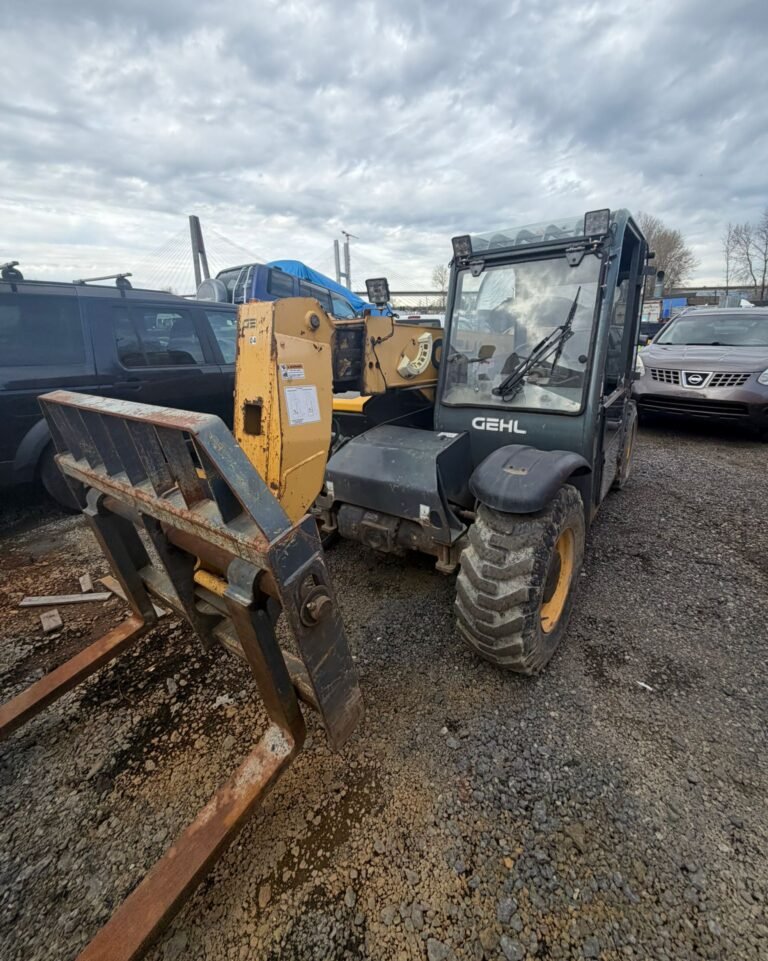 Scrap GEHL forklift removed from commercial area in Coquitlam